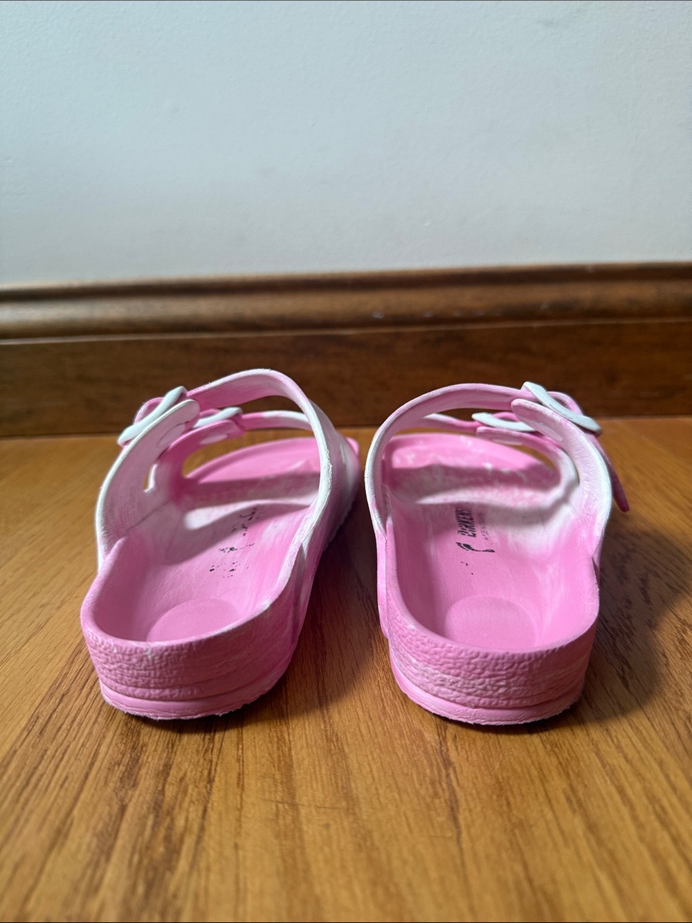 Birkenstock Arizona Eva Kid's Sandals Pink Tie Dye EU 33 Kids 2-2.5 - Picture 8 of 14